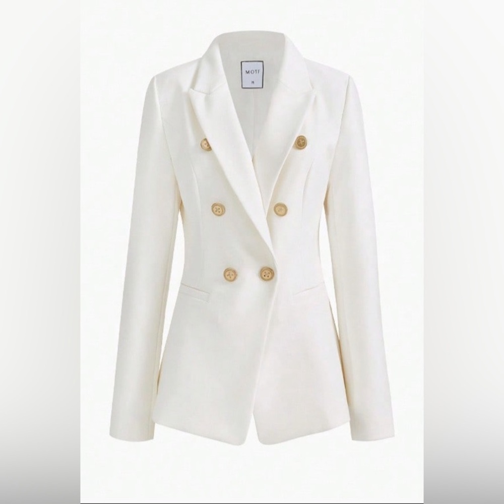 Viscose Double Breasted Blazer